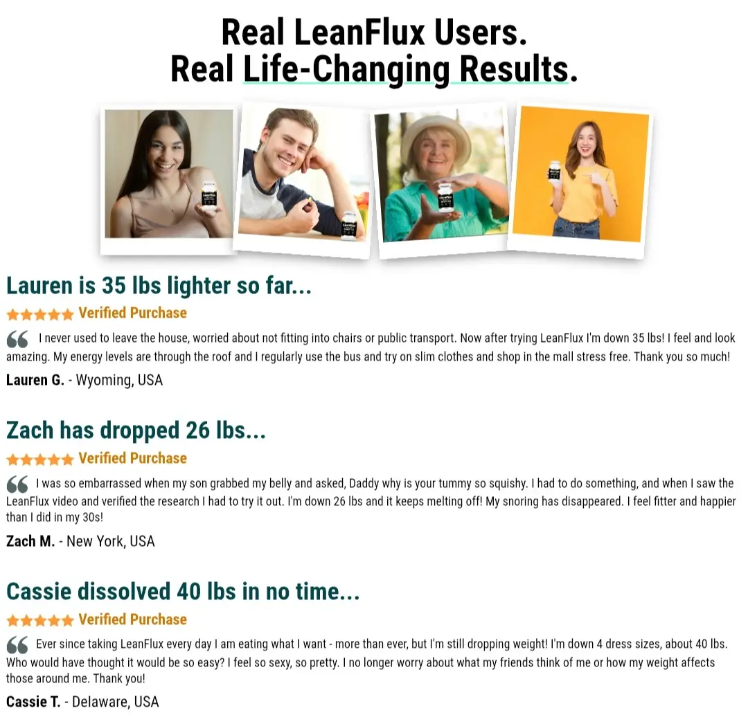 LeanFlux real customer reviews